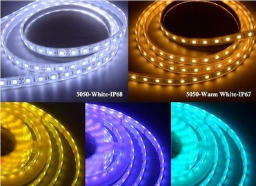 Lumières de bande flexibles auto-adhésives de LED imperméables avec la largeur de carte PCB de 2200k-2500k le TDC 10mm
