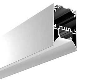 profils en aluminium du module linéaire LED du pendant LED d'éclairage indirect de 50mm*75mm pour les bandes menées