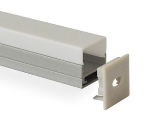 Profil en aluminium de finition anodisé de LED pour le magasin/cuisine/à la maison, service d'ODM d'OEM