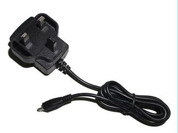 Bâti de mur d'adaptateur d'alimentation CC À C.A. de 18 watts de puissance avec le PC Shell, couleur noire