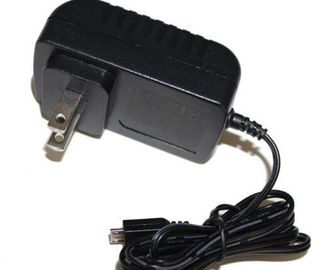 Bâti de mur d'adaptateur d'alimentation CC À C.A. de 18 watts de puissance avec le PC Shell, couleur noire