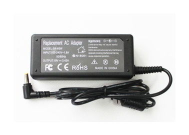chargeur 65W pour le carnet d'Acer, matériaux d'adaptateur à C.A. d'ordinateur portable de 19V 3.42A d'ignifugation