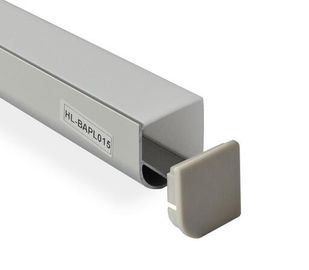 Profils en aluminium d'extrusion de la forme LED d'U, diffuseur laiteux pour les bandes menées, profils en aluminium de LED pour des magasins