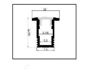 La coutume a mené les profils en aluminium de la Manche de lumière de bande pour la porte/fenêtre/plancher