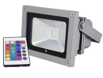 Noir/argent logeant la lampe d'inondation de l'ÉPI LED de 150W RVB IP65 pour l'éclairage de jardin