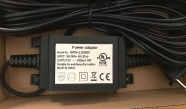 L'alimentation d'énergie de commutation de C.C à C.A. IP68 de évaluation imperméable a évalué 5V 2A pour la caméra web
