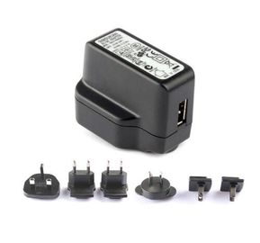 Chargeur interchangeable/transformateur d'Usb de l'adaptateur de puissance d'Usb de prise BRITANNIQUE à C.A. des USA d'AU/5v 2a
