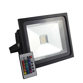 Couleur moulée sous pression de Noël de l'aluminium IP65 20W changeant la lumière d'inondation menée extérieure de RVB