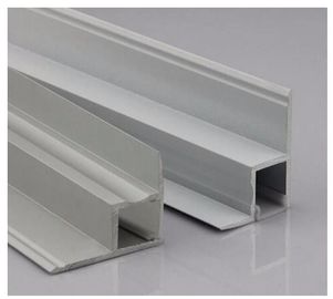 Couverture de profil en aluminium d'extrusion de LED pour la décoration de plafond, givré/claire/diffuseur, 1m 2m 3m