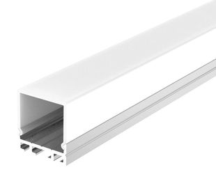 Ajustez le profil en aluminium formé de LED pour des éclairages intérieurs, installation apprêtée de suspension