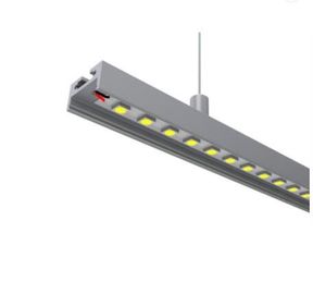 Profil en aluminium d'extrusion d'Alu de l'alliage 6063 de profil de LED monté par suspension extérieure avec du CE Rohs