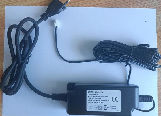 le transformateur mené imperméable de 24Vdc 3a 72Watt IP68 pour le robinet électronique, C.A. 100-240Vac, avec l'UL de la CE a marqué